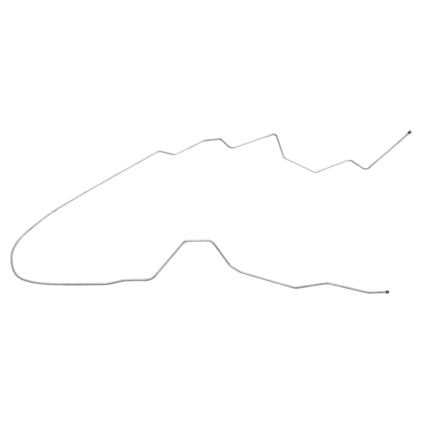 1961-62 Pontiac Bonneville 124" WB Tank to Pump 3/8" Main Fuel Line 1pc, Stainless