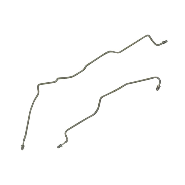 1998-02 Pontiac Firebird/TA, 4 Wheel Power Disc with AB/Traction Control, Rear Axle Brake Lines, 2pc - Stainless Steel