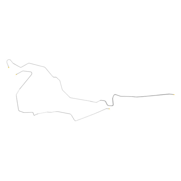 1978-81 Pontiac Firebird TA (PS Routing) Tank to Pump 1/4" Fuel Return Lines 2pc, Stainless