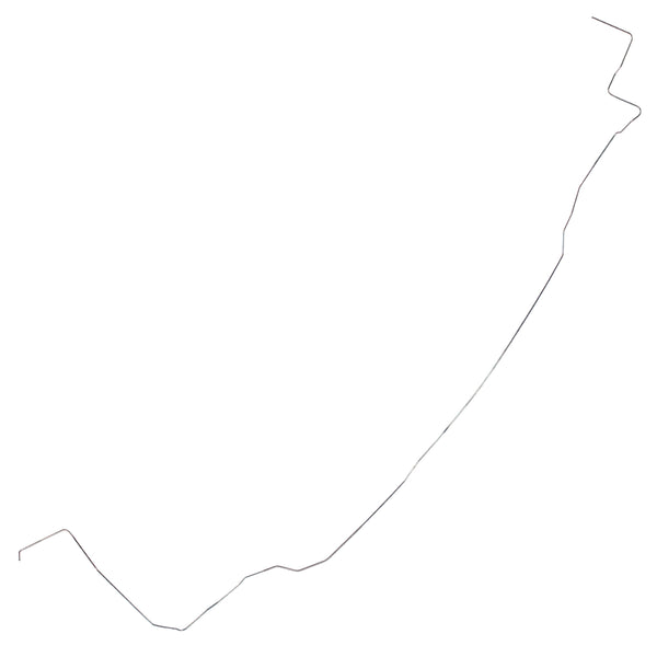 1971-72 Pontiac Grand Prix (PS Routing) Tank to Pump 1/4" Fuel Return Line 1pc, Stainless