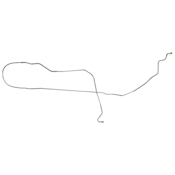 1966 Pontiac GTO/Tempest/LeMans Convertible 1/4" F to R Brake Line 1pc, Stainless