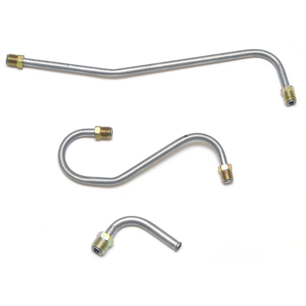 1966 Pontiac GTO Tempest LeMans Tri-Power HO RA Hood Pan-Steel 3/8", 5/16" Engine Lines 3pc, Stainless