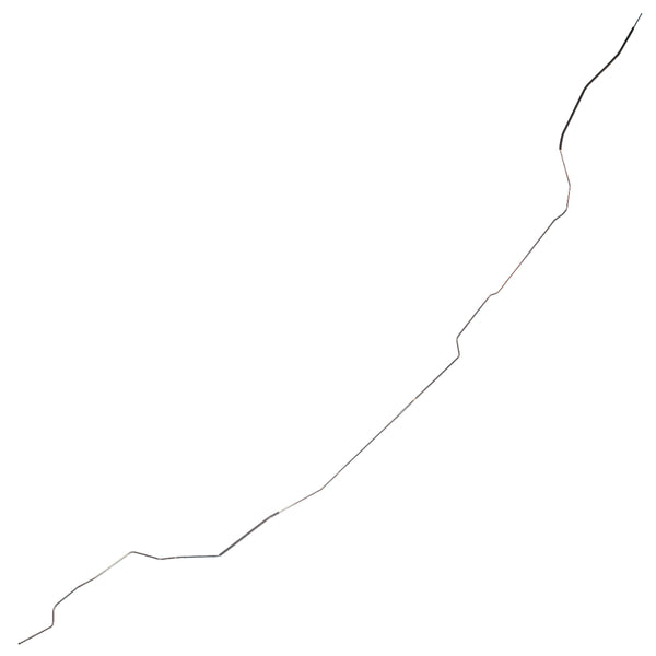 1967 Pontiac GTO/Tempest/LeMans HO Hardtop Only 1/4" Fuel Return Line 1pc, Stainless