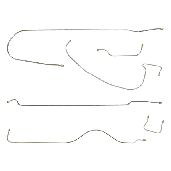 1940 Packard 1806 Darrin Brake Line Kit 6pc, Stainless