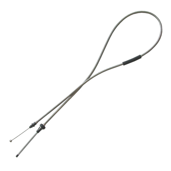 1970-74 E-Body Right Rear Parking Brake Cable Long 1pc Stainless