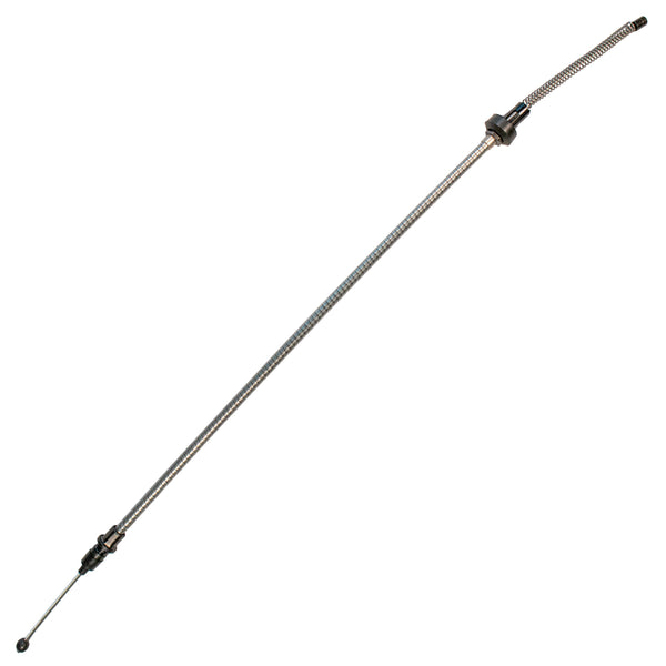 1967-68 Ford Thunderbird Rear Parking Brake Cable, Left, 1pc, Stainless
