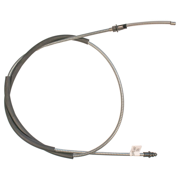 1978-79 Dodge Truck 2wd Little Red Express Long Rear Parking Brake Cable, Stainless