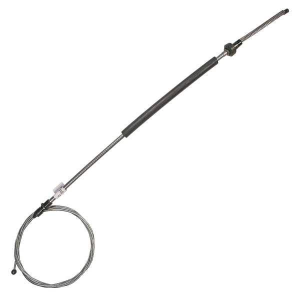 1970 Mercury Cougar Rear Parking Brake Cable, Long, Stainless