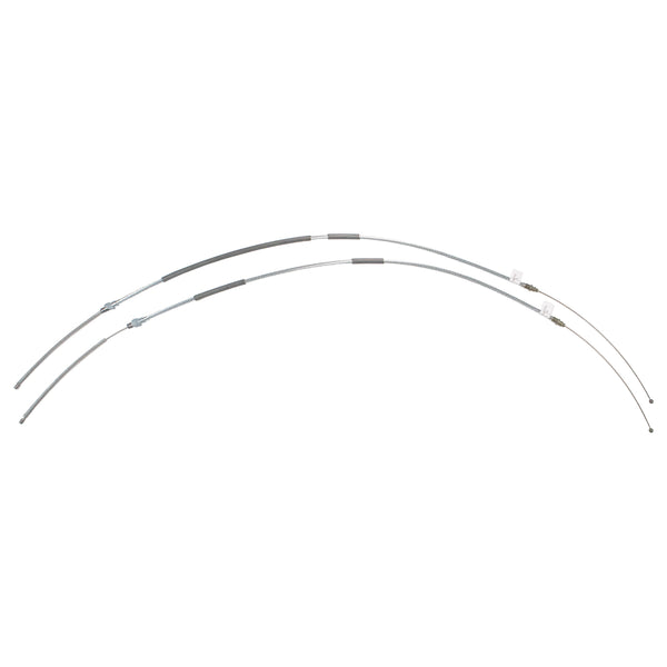 1967 Ford F-250 4wd Long Bed Rear Cables, Stainless, 2pc
