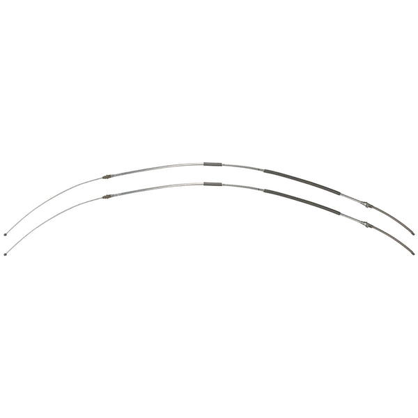 1968 F-250 4wd Long Bed Rear Cables, Pair, Stainless