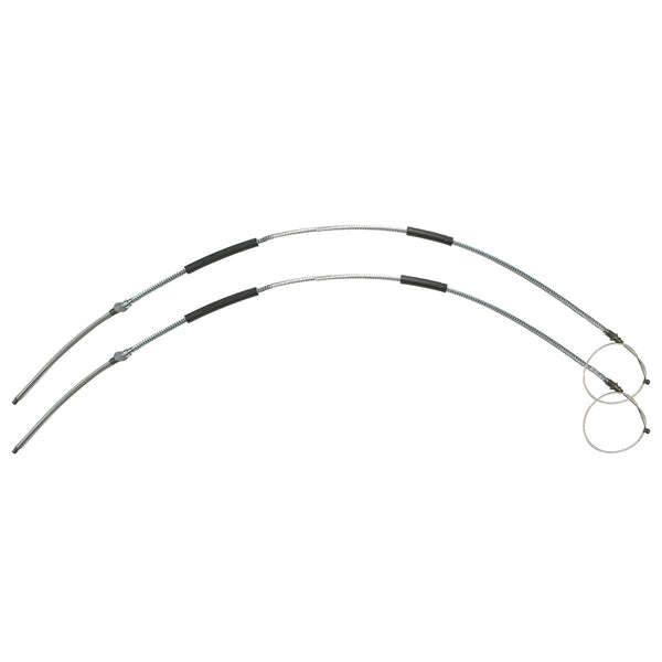 1982 Ford F-250 4wd Long Bed Rear Parking Brake Cables 2pc, Stainless