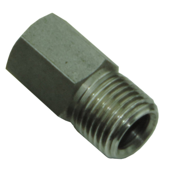 Tube Nut 7/16"-24 for 1/4" Tube w/ Long Hex, Stainless