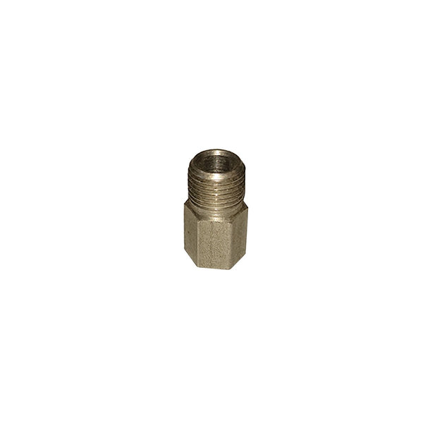 Tube Nut 7/16"-24 Thread, 7/16" Long Hex for 1/4" Tube, Stainless