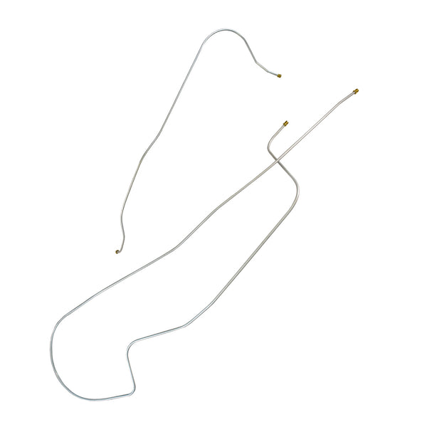 1951-52 Studebaker Champion w/o Hill Holder 5/16" Main Fuel Lines 2pc, OE Steel