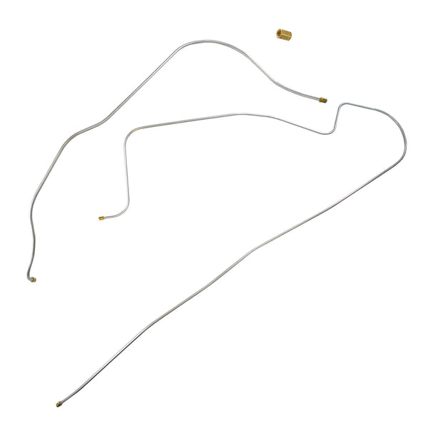 1951-52 Studebaker Champion w/Hill Holder 5/16" Main Fuel Lines 2pc, OE Steel