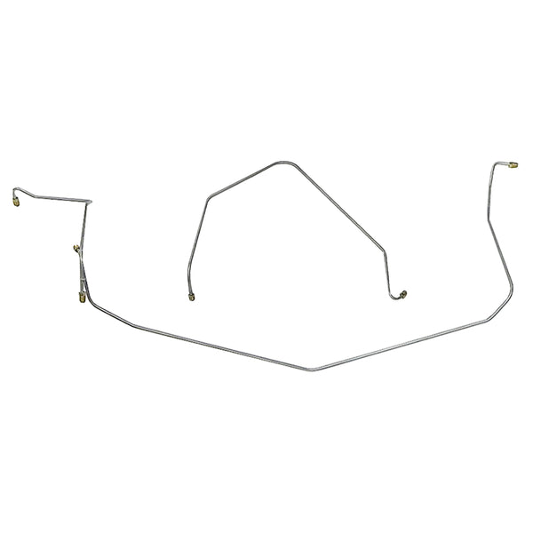 1963-64 Chevrolet Corvette Power Brake Front Brake Line Kit, 3pc Stainless