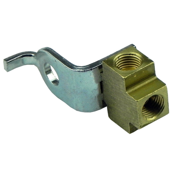 Brake Line Tee, 3/8"-24 Female Thread All Sides for 3/16" Tube