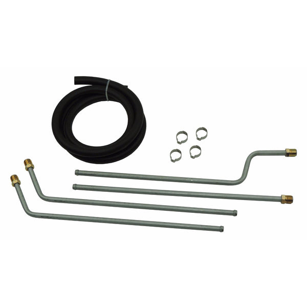 1964-86 GM T-350, T-400, 700R4, 200R4 Transmission to Radiator Universal Cooling Line Kit. Cut to Length Hose. 9pc