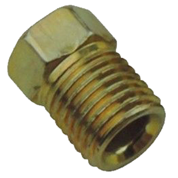 Tube Nut 3/8-24 For 3/16 Tube Gold