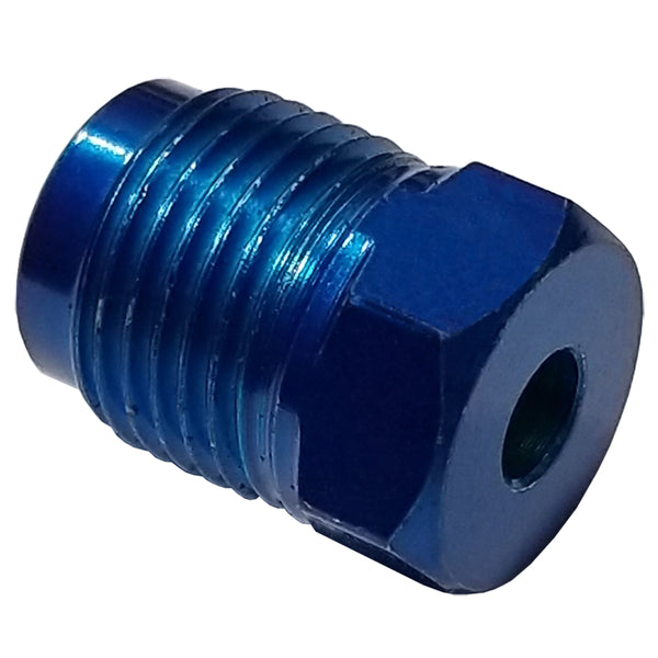 Tube Nut 9/16-20 For 3/16 Tube Dark Blue