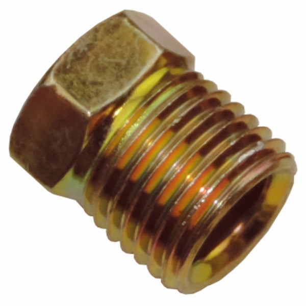 Tube Nut, 1/2"-20 For 5/16" Tube, Gold