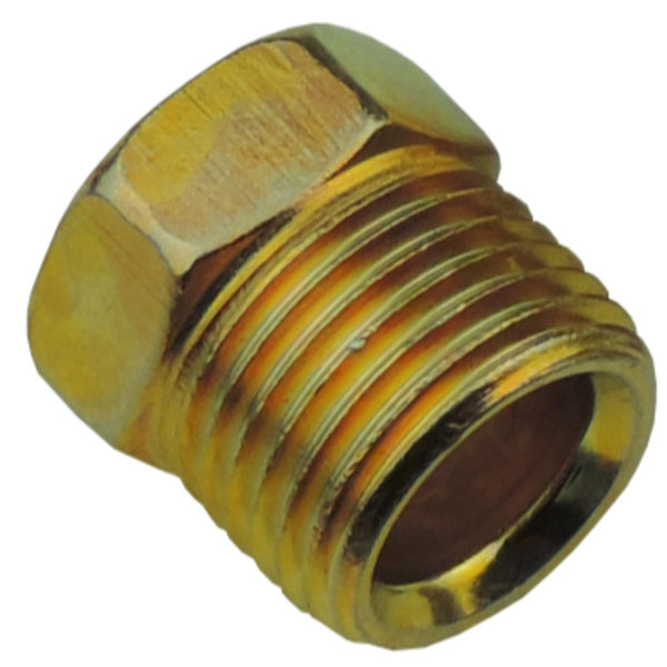 Tube Nut 5/8"-18 For 3/8" Tube Gold