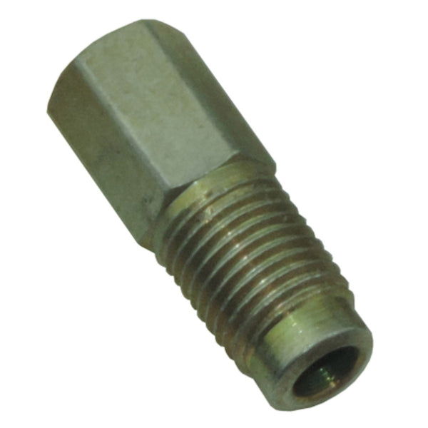 Tube Nut 3/8-24 Long Hex For 3/16 Tube Gold