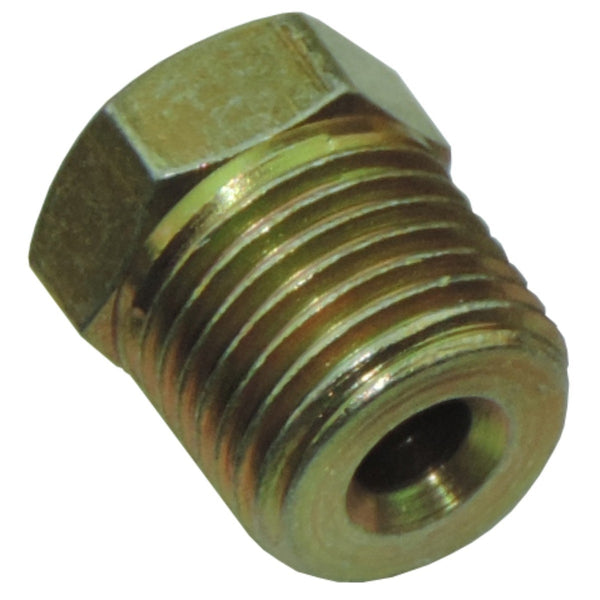 Tube Nut-9/16-18 with 9/16 Hex-Gold