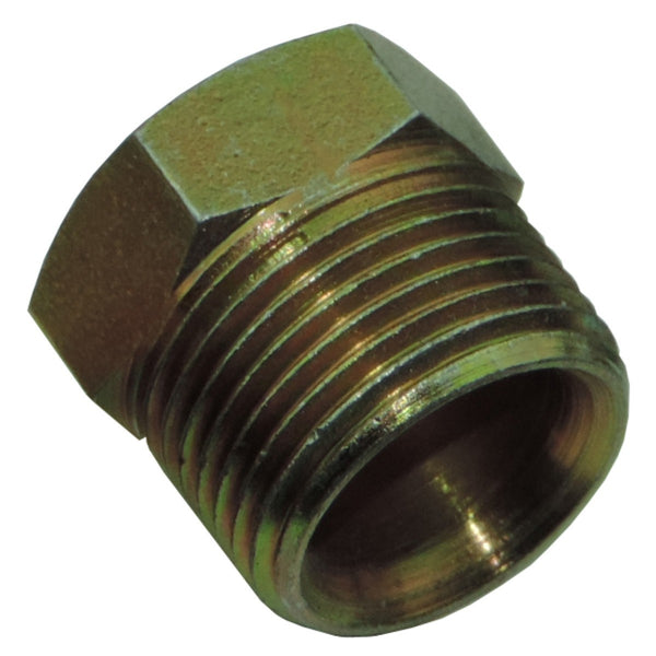 Tube Nut-3/4-18 with 3/4 Hex-Gold