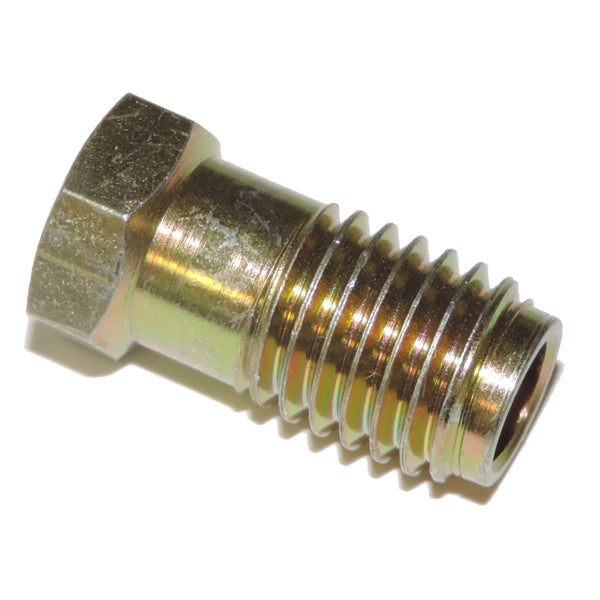 Tube Nut 12mmX1.75 For 1/4 6mm Tube Gold Zinc