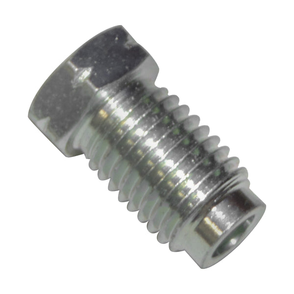 Tube Nut 10mmX1.25 For 3/16 4.3mm Tube Silver Zinc